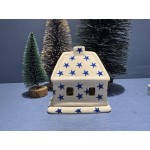 A07 Bunzlau Kerst huisje 15cm 121